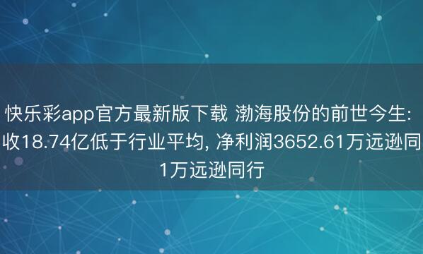 快乐彩app官方最新版下载 渤海股份的前世今生: 营收18.74亿低于行业平均, 净利润3652.61万远逊同行